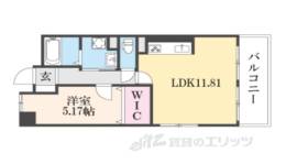 パインフィールド五条間取り図面