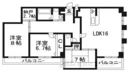 COTO GLANCE西賀茂間取り図面