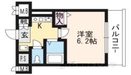 ベラジオ二条城前間取り図面