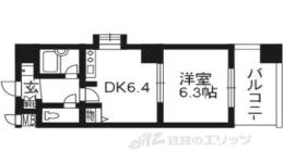 デ・リード＆サンヴェール桂川東間取り図面
