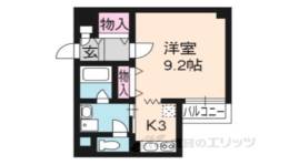 クオリカ桂西口間取り図面