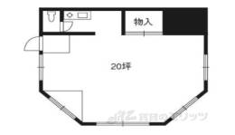 小栗栖森本町20-135店舗事務所間取り図面