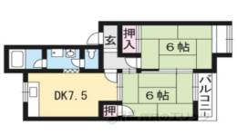 紫野ガーデンヒルズ１間取り図面