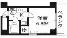 ライオンズマンション四条烏丸間取り図面