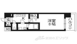 アスヴェル京都四条間取り図面