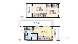 アルテ山科間取り図面