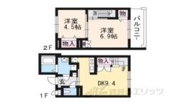 アルテ山科間取り図面