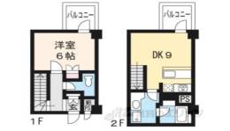 ヴェルビュ二条城東間取り図面
