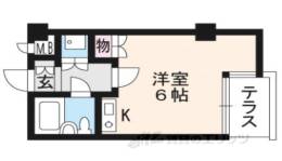 ヴェルビュ二条城東間取り図面