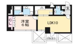 ヴェルビュ二条城東間取り図面