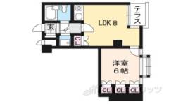 ヴェルビュ二条城東間取り図面