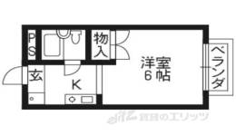 クローバーフラット間取り図面