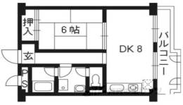 山科ハイツ間取り図面