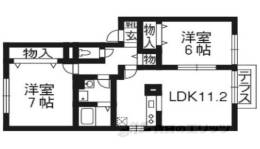 リーベン祝園間取り図面