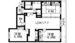 サンパープルたけじ間取り図面