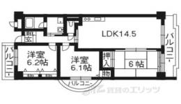 ウエストコート大利間取り図面