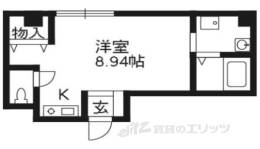 エスティハウス西院間取り図面
