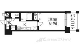 アスヴェル京都御所前２間取り図面