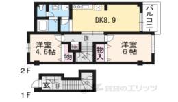 ソレアード小野Ａ棟間取り図面