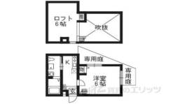 ロフティ西京極郡町間取り図面