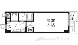 パラドール西院PART１間取り図面