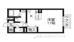 ラ　フローラル　ツィン１間取り図面