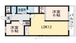 フラワー１番館間取り図面