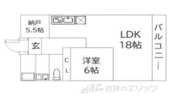 フラワー３番館間取り図面
