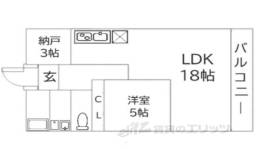フラワー３番館間取り図面