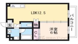 フラワー５番館間取り図面