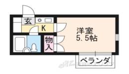 レオパレスＲＸ山科間取り図面
