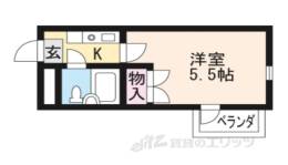 レオパレスＲＸ山科間取り図面