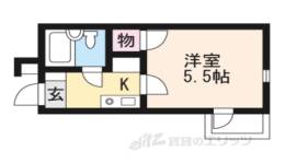 レオパレスＲＸ山科間取り図面