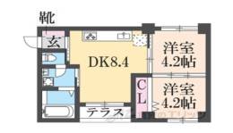 ヴィラおかざき間取り図面