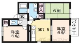 リンデンハイム２間取り図面