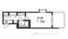 デトム・ワン城南宮道間取り図面