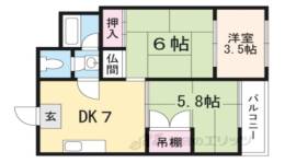 ラ・ぺリオ醍醐間取り図面