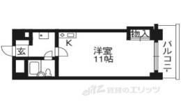 ソレアード西大路五条間取り図面