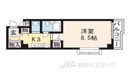 パラドール西院ＰＡＲＴ１間取り図面