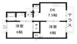 エルクルーセ西賀茂間取り図面