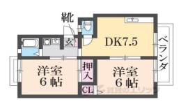 エルクルーセ西賀茂間取り図面