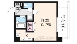 プレサンス京都御所西間取り図面