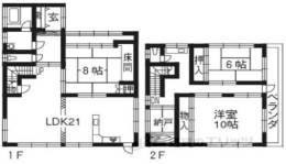 貸家間取り図面