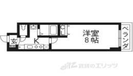 Ｅａｕ　ｄｅ　Ｖｉｅ烏丸通間取り図面
