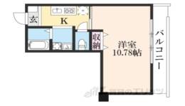 Ｅａｕ　ｄｅ　Ｖｉｅ烏丸通間取り図面