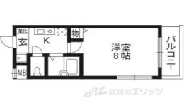 エレガント西院間取り図面