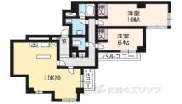 シティパレス洛北間取り図面