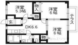 ファイン勝部間取り図面