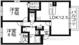 サンシルク桂南間取り図面