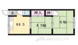 コーポ西ノ京間取り図面